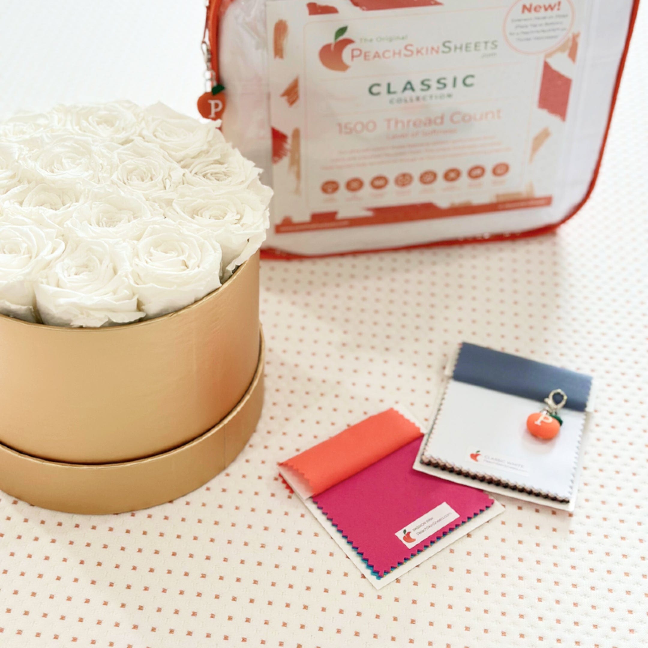PeachSkinSheets fabric color swatches