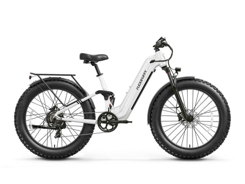 White Puckipuppy Boxer ST electric bike