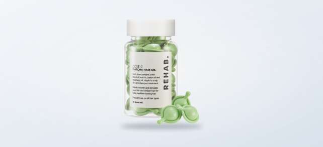 REHAB Your Hair Dose 0 Matcha Scalp Hair Oil bottle