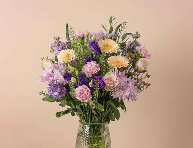 A soft-coloured Floral Beauty bouquet