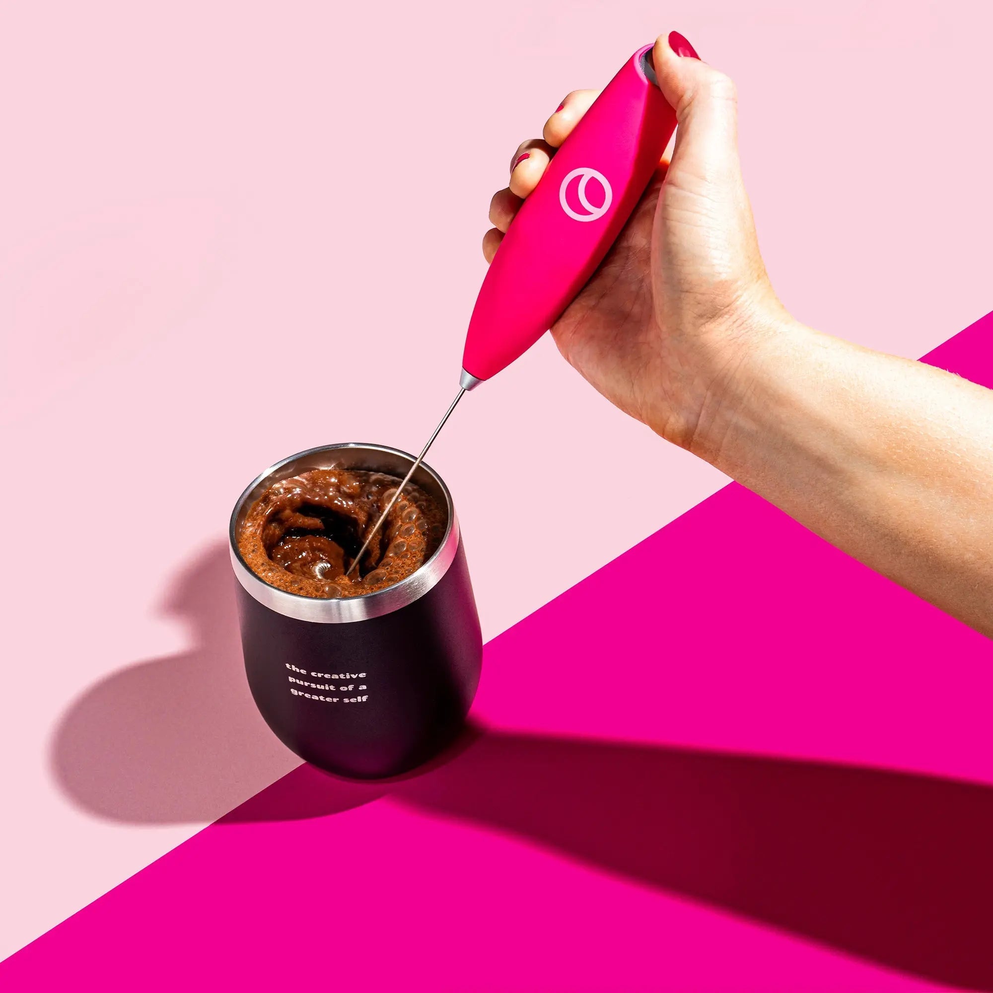 Spacegoods Fancy Pink Frother