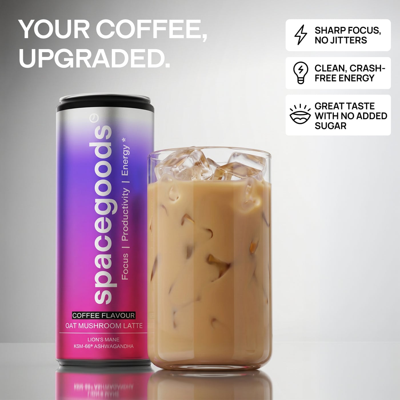 Spacegoods Oat Mushroom Latte ready-to-drink coffee